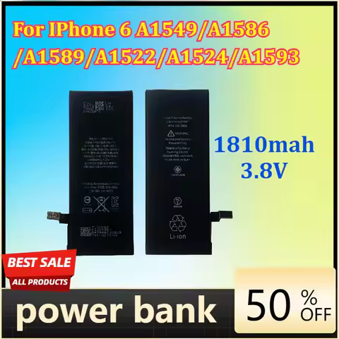 1810mah 3.8V High Capacity Battery For IPhone 6 A1549/A1586/A1589/A1522/A1524/A1593 Battey