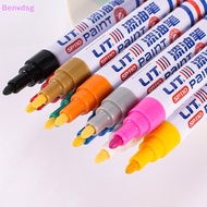 Benvdsg&gt; Colorful Permanent Paint Marker Waterproof Markers Tire Tread Rubber Fabric Paint Marker Pens Graffiti Touch Up Paint Pen well