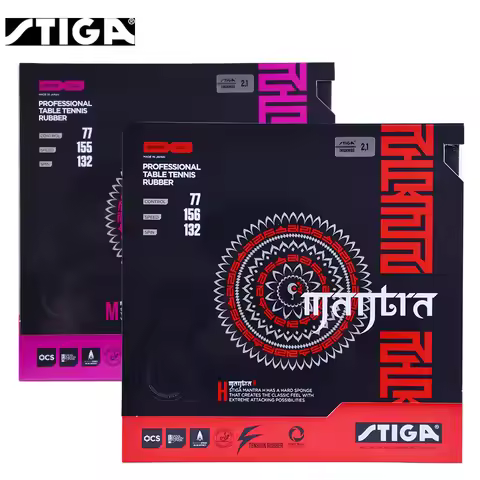 STIGA MANTRA M / H Table Tennis Rubber Pips-In Offensive Made in Japan Original STIGA Ping Pong Spon
