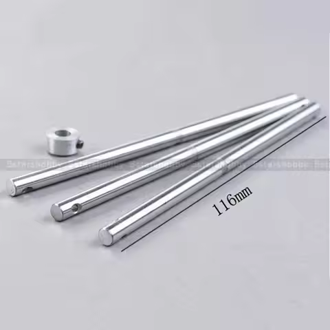 3Pcs 116mm Metal Main Shaft for Trex T-REX 450 V2 V3 helicopter