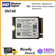 WD PC SN740 1TB M.2 NVMe 2230 PCIe 4.0x4 SSD for Steam Deck / Surface Pro 9 / ROG Flow X13 / GPD Win Max2 / Surface Laptop 4