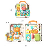 Baby Sensory Busy Board Montessori Toys Music Lights Switch Multifunction Travel Play Early Educatio