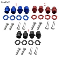 [dolity21] 4PCS 12mm to 17mm Metal Wheel Hex Hub Adapter Extension for 1/10 RC Car