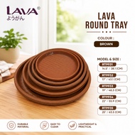 {Ready Stock} LAVA Multipurpose Round Tray RT9931-14.5"/ RT9932-17" / RT9933-19" / RT9934-22" / RT-9