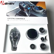 Crystal 6-Piece Shift Knob for BMW X3/X4/X5/X6 5/6/7 series G30 G11 G12 G01 G02 Car Accessories