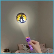 Projector Flashlight for Kids Rotating Lens Multiple Patterns Gadget Halloween Flashlight With Slide