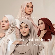 Pashmina inner instant oval - Alana Veil made of cooltech flowy tencel material