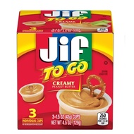 JIF Creamy Peanut Butter Fine Type 43g. x 3 Servings