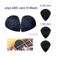 Joyo ABS Jazz III Black Guitar Pick Never Give Up Dream Dream 0.80 1.50