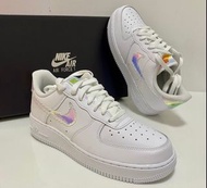 🎉原裝正品 Nike Air Force 1 Low ‘’Iridescent Pixel‘’防滑輕便 低幫板鞋 男女同款 白