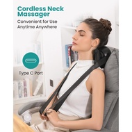 Portable Cordless Neck & Shoulder Massager Therapy Ogawa with 2600mAh Type-C USB Rechargable By MDHL