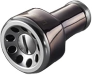 LIVRE 5375 Fortessimo Knob Single Item (Set of 1) Common to Shimano Daiwa Brown (IP) & Titanium, 0.6