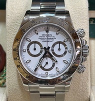 Rolex 116520 白面光橋鋼地通 2016卡盒