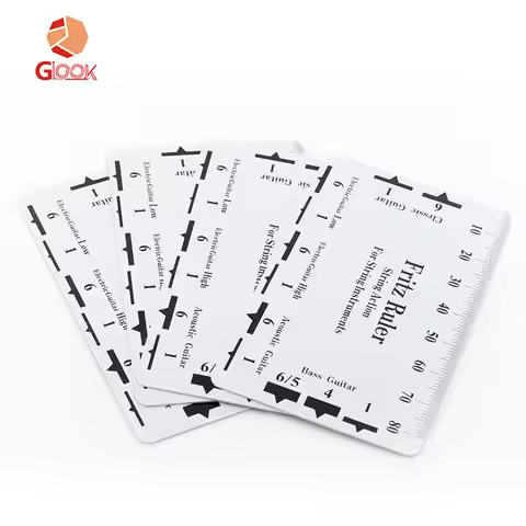 Guitar Pitch Caliper Electric Guitar Measurement String Height Data String Pitch Ruler + Fritz Ruler