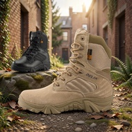 Delta Brand Military Tactical Boots Desert Combat Outdoor Army Hiking shoes Travel Botas Shoes Leath