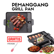 Panggangan Kotak Square Grill Pan GSF Teflon Alat BBQ Anti Lengket GROSIR UNIK 2