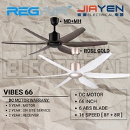 Inovo Regair Vibes66 Ceiling Fan 6 Blades Remote Control 66 Inch Fan Kipas Siling Vibes 66