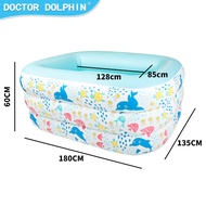 Children's inflatable pool 1.8M children's three-storey inflatable pool, home inflatable pool, paddl