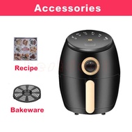 ขนาดใหญ่ 5l Electric Air Fryer หน้าจอสัมผัสไม่จําเป็นต้องใช้น้ํามัน 220/110v Cook Kitchen Appliance