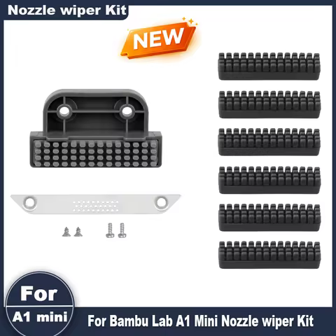 For Bambu Lab A1 Mini Nozzle wiper Silicone Brush Kit For A1 mini Nozzle Cleaning Tool For Bambu Lab