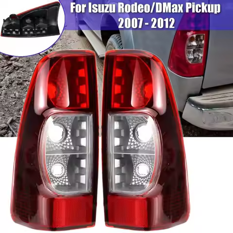 2Pcs Car Rear Taillight Brake Lamp Tail Lamp Without Bulb for Isuzu Rodeo DMax Pickup 2007 2008 2009
