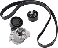 SecosAutoparts 3.0L Engine Belt Tensioners Timing & Belt Kit Compatible with BMW 535i 640i X5 X6 201