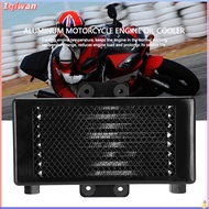 1qiwan-my Upgrade 125ml Motorcycle Engine Oil Cooler Cooling Radiator for 125CC-250CC Aluminum Black
