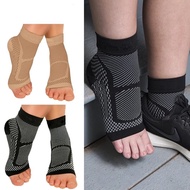 Ankle Brace Compression Sleeve Plantar Fasciitis Sock for Achilles Tendonitis, Heel Spur Pain Foot A