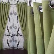 Hordeng Pintu Panjang 230 Gorden Model Semokring Blackout Import Polos Gorden Jendela Panjang 180 Go