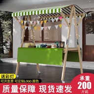 Market Stall Display Rack Market Stall Stand Night Market Mobile Foldable Stall Cart Mall Solid Wood