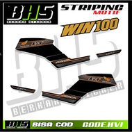 Striping Sticker HONDA WIN 100 win100 simple Motif WIN 100 Hv2