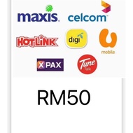 mobile prepaid top up rm50