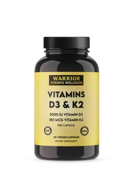 Vitamin D3 and K2 Supplement - 5000IU Vitamin D3 and 180MCG Vitamin K2 Supplement - Immune, Heart He