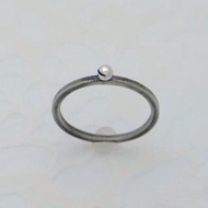 smile ball pico ring_3 ( s_m-R.44) 微笑 笑 銀 環 戒指 指环 疊環 jewelry sterling silver