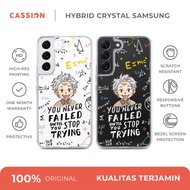 Case Samsung A71 A51 A70 A50 Hybrid Crystal Cassion Scientist Quotes - Einstein 1, Samsung A51