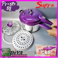 Supra 8 liter pressure cooker - Supra pressure cooker 8 ltr - Supra pressure cooker