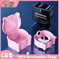Cute Teeth Retainer Holder Denture Box Denture Retainer Container Denture Denture Teeth Box Retainer