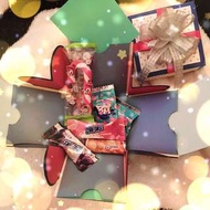 手工卡片 禮物盒 聖誕禮物 新年禮物 Kitty 蛋黃哥 史迪奇