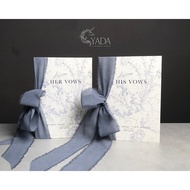 Vows book - Wedding promise card - Form 15