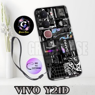 HP (GC9) Softcase rubber VIVO Y21Dhp Abstract Case/ Men's Case/ VIVO Y21D Silicone Tpu Pro Camera Ca
