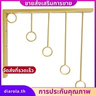 Save Space Cloakroom Hangers Display Rack Iron Art Shelf diarolath