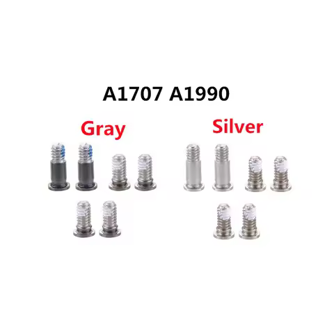 New Space Gray silver Bottom Case Screw For Macbook Pro 15.4" A1990 A1707 2016 2017 Years bottom cas
