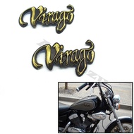 Motorcycle 3D Emblem Badge Decal Fuel Gas Tank Decals Logo "Virago" Sticker for Yamaha Virago XV125 