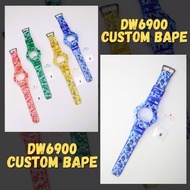 BNB DW6900 CUSTOM BAPE COLORS/JELLY/BAND & BEZEL/BAPE