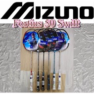 MIZUNO FORTIUS 50 SWIFT BADMINTON RACKET (FREE STRING, COVER, GRIP)