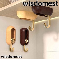 WISDOMEST Rotating Wall Hook, ABS Punch-free Towel Key Holder, Universal Adhesive Gadgets 360° Rotating Gadgets Organizer Hook Home