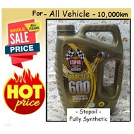Engine oil 10,000 km [ Stopoil Fully Synthetic Motor oil 5W/40 - 4 liters ]