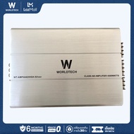 Worldtech รุ่น WT-AMP4442HIGH เพาเวอร์แอมป์ แอมป์ขยายเสียง เครื่องขยายเสียง (Car Amplifier) Class AB