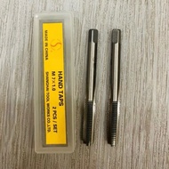 Box of 2 hand taps M7*1 Shanghai Tools