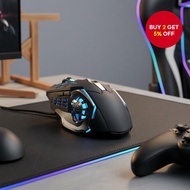 Q13 Wireless USB Gaming Mouse - Black - Rechargeable - 6 Buttons Attack Shark X11  Q13 Tetikus Perma